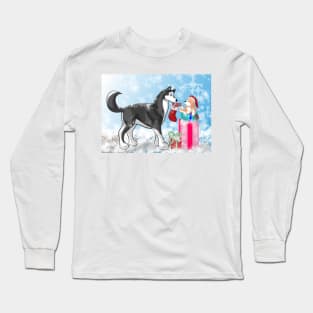 Christmas Doggies Long Sleeve T-Shirt